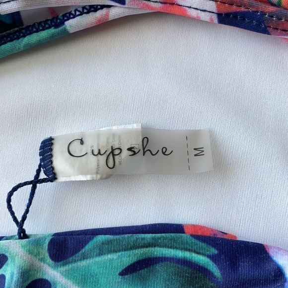 CUPSHE Tropical Floral Two Piece Bikini - Picture 5 of 8